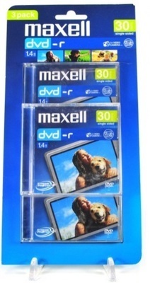  MAXELL Mini Dvd-R 1.4Gb 3 pezzi