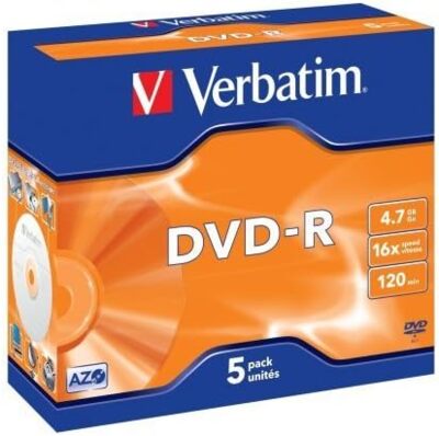  VERBATIM Dvd-R 16x 4.7Gb 1pz