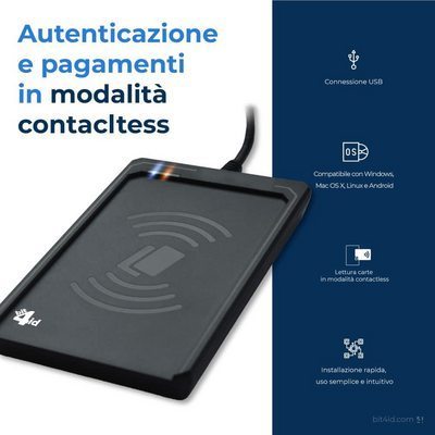 Bit4id Lettore CIE 3.0 ContactLess 