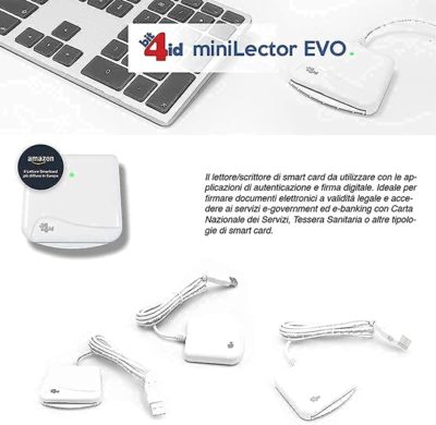 / Bit4id miniLector EVO Lettore SmartCard Usb