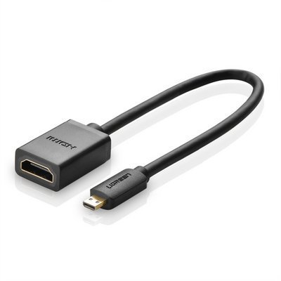 / Cavo Micro HDMI Maschio a HDMI femmina 4 K placcato oro 20 cm