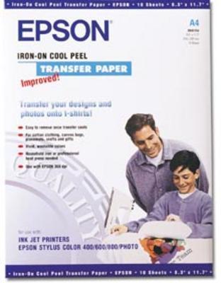  EPSON Iron-On-Transfert 10 fogli A4