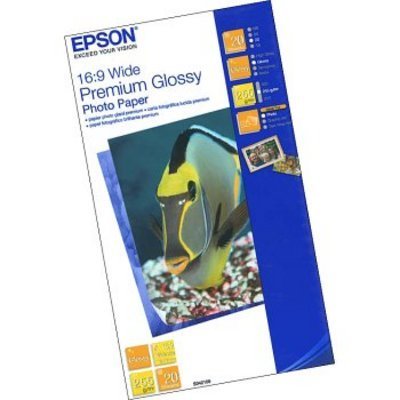  EPSON Premium Glossy Photo 20 fogli 16:9