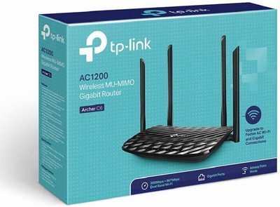 TP-LINK ARCHER C6 Gigabit Router Wi-Fi Dual Band AC1200 