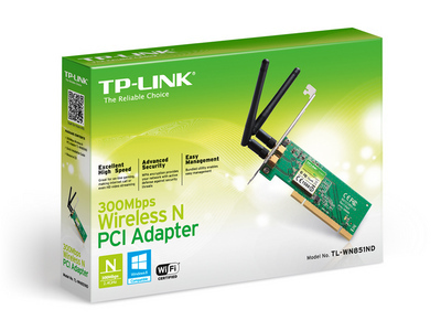 TP-LINK Adattatore Pci Wireless 300Mbps 