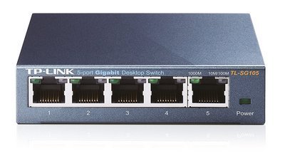  TP-LINK TL-SG105 Switch Gigabit 5 porte Acciaio