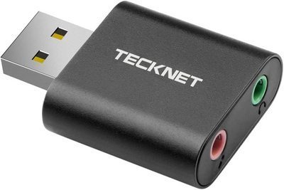  TECKNET Scheda Audio 2.1 USB