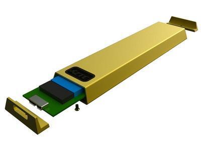 ZTC Thunder Enclosure NGFF M.2 SSD to USB 3.0 - Gold Aluminum 