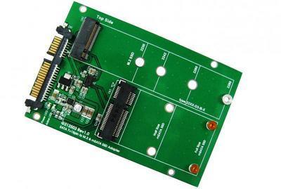 / ZTC 2in1 Thunder Board M.2(NGFF)/mSATA SSD to SATA III Adapter