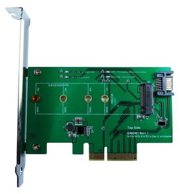 ZTC Lightning Card M.2 NGFF SSD To PCI-e or SATA III 
