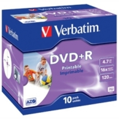  VERBATIM Dvd+R 16x 4.7Gb Printable