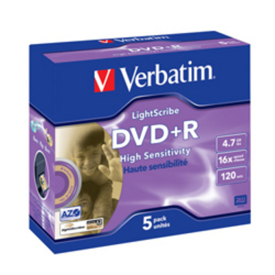  VERBATIM Dvd+R 16x 4.7Gb LightScribe