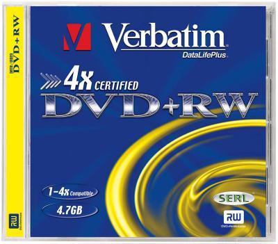  VERBATIM Dvd+Rw 4x 4.7Gb
