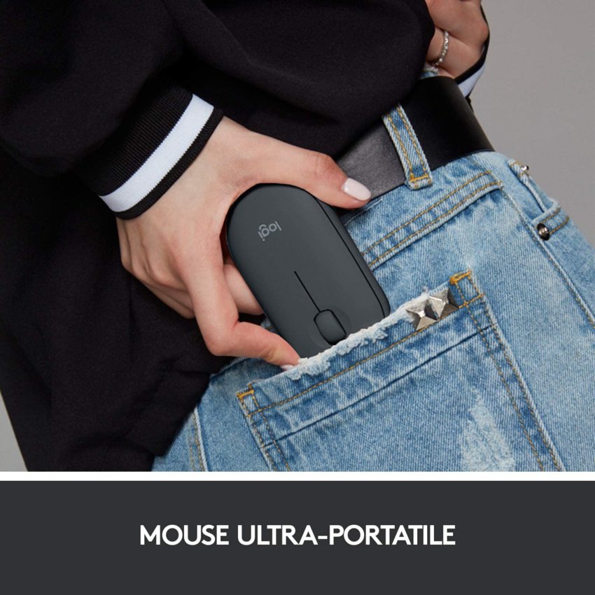 LOGITECH PEBBLE Wireless Ottico Mouse BT  