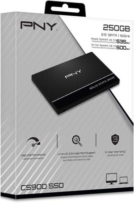 PNY CS900 SSD Solid State Disk 250Gb 2,5  SATA3 
