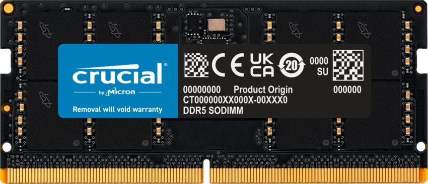 CRUCIAL So-Dimm DDR5 4800MHz Laptop 32Gb 1.10V  