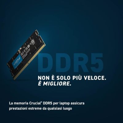 / CRUCIAL So-Dimm DDR5 4800MHz Laptop 32Gb 1.10V