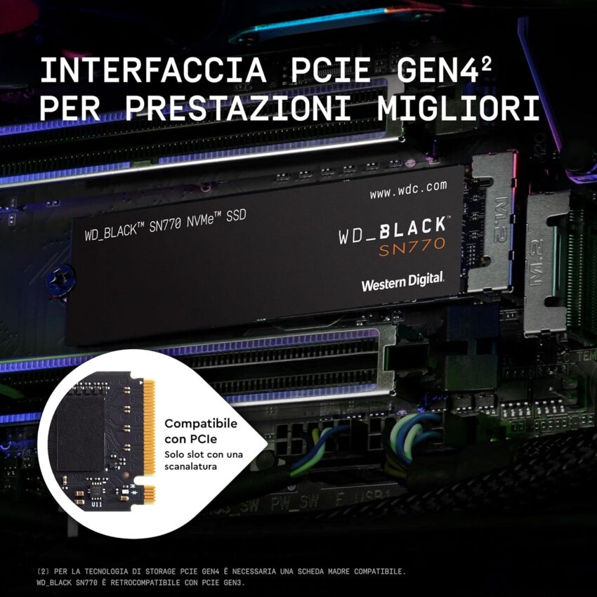 WD_BLACK SSD M.2 2TB SN770 PCIe 4.0  