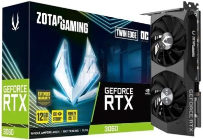 / ZOTAC Nvidia GeForce RTX 3060 Twin Edge LHR 12GB