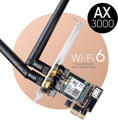/ CUDY Adattatore Pci-e WiFi 6 PCIe AX3000, BT 5.2