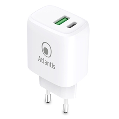 / ATLANTIS-LAND Alimentatore universale TYPE-C E USB 20W
